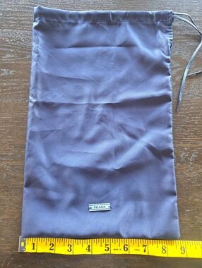 Prada Navy Drawstring Nylon Dust Pouch